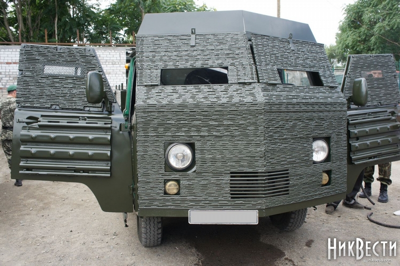 Armored UAZ Vehicles For Frontier Guards