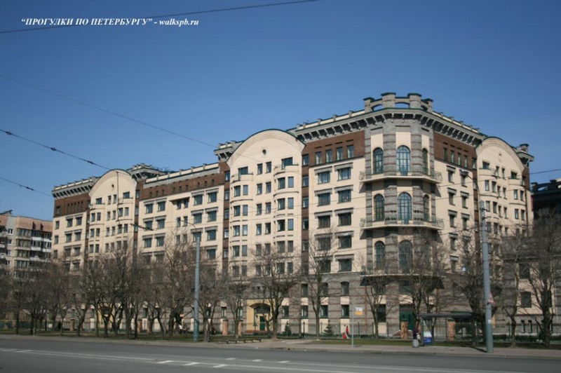 Modern Russian Buildings In Antique Style