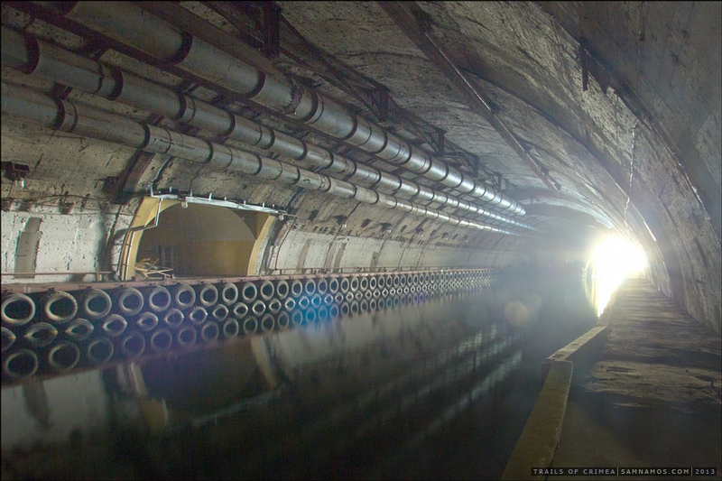 Underground Submarine Base of the Cold War