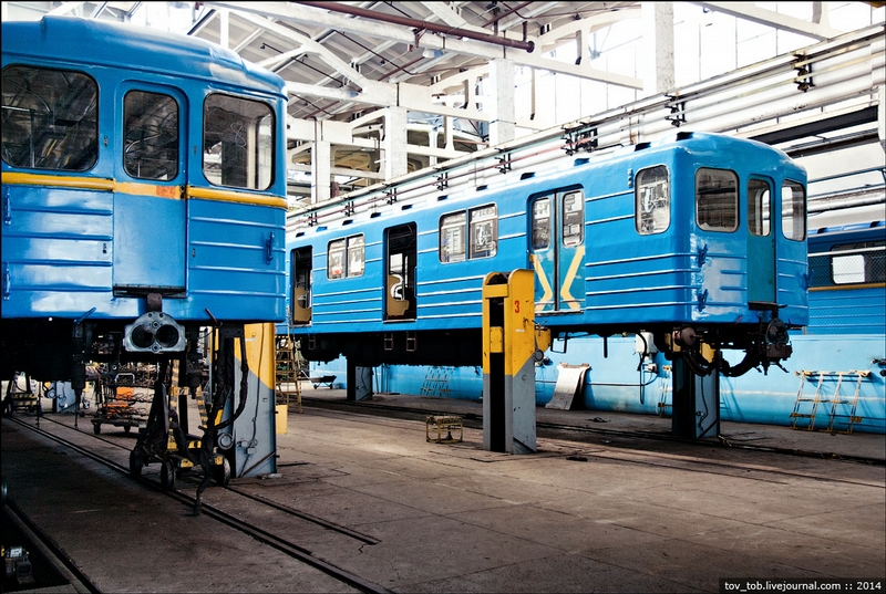Subway Car Repair Plant In Kiev