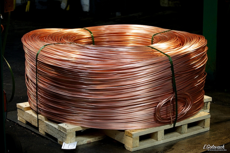 Making Copper Wire In Russia