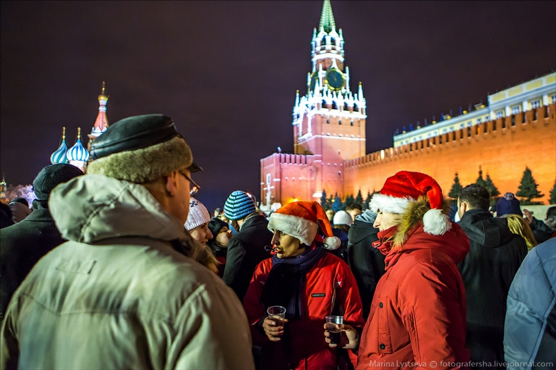 Meeting the New Year on the Main Square
