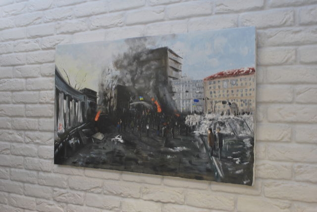 Ukrainian Revolution On Paintings