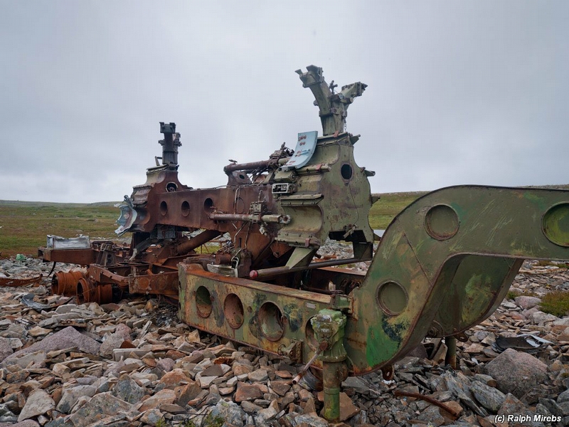 One Northern Island And Remains of the Military Equipment 