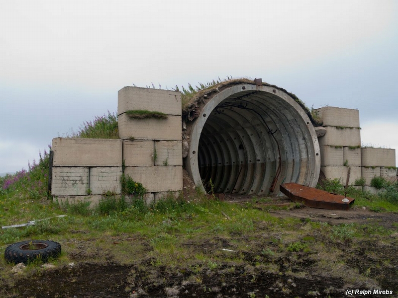 One Northern Island And Remains of the Military Equipment 