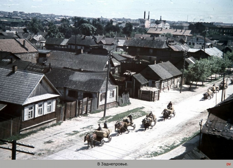 Coloured Photos of Occupied Smolensk 