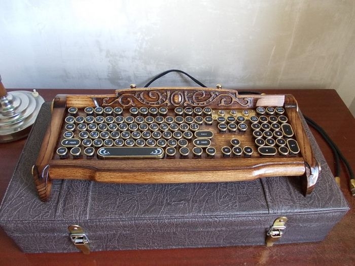 Cool Steampunk Keyboard