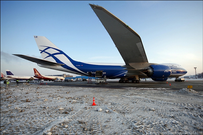 New AirBridgeCargo Boeing-747-8F In Domodedovo