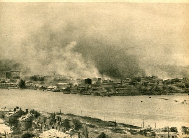 The City Under The German Attack