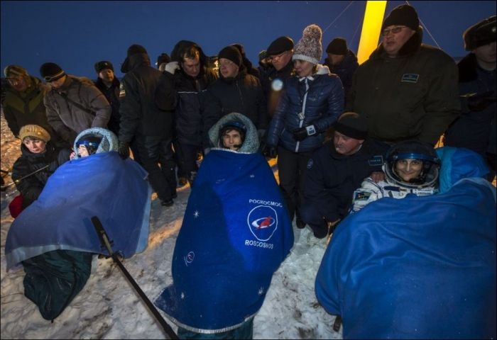 The Crew of Soyuz TMA-05M Is Back On Earth