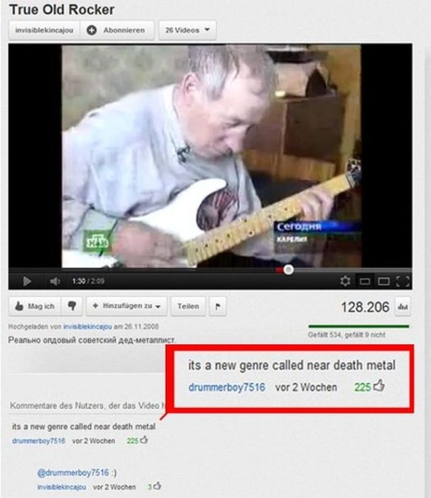 Funniest YouTube Comments
