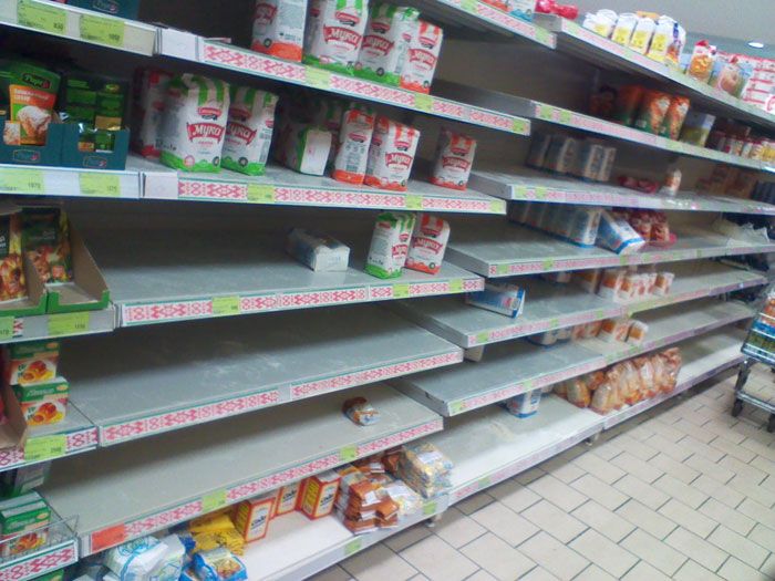 О Белорусских событиях. Empty Shops of Byelorussia 3