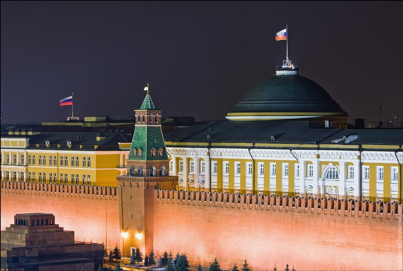 Unique Views Of Night Red Square