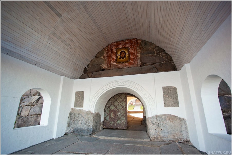 Behind a Monastery Door