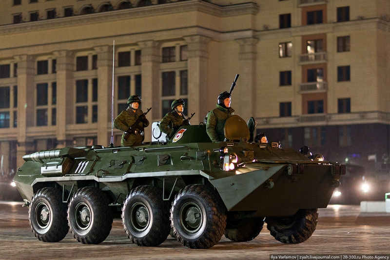 Rehearsal of the Military Parade on Red Square
