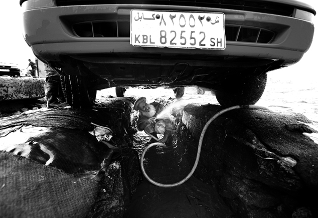 Everyday Life of An Afghanistan Car Wash