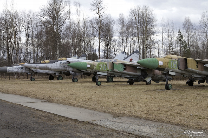 A Museum of Jets Used in Air Defense