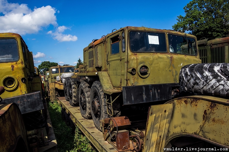 Abandoned Scrapyard of Soviet MAZ Trucks - English Russia