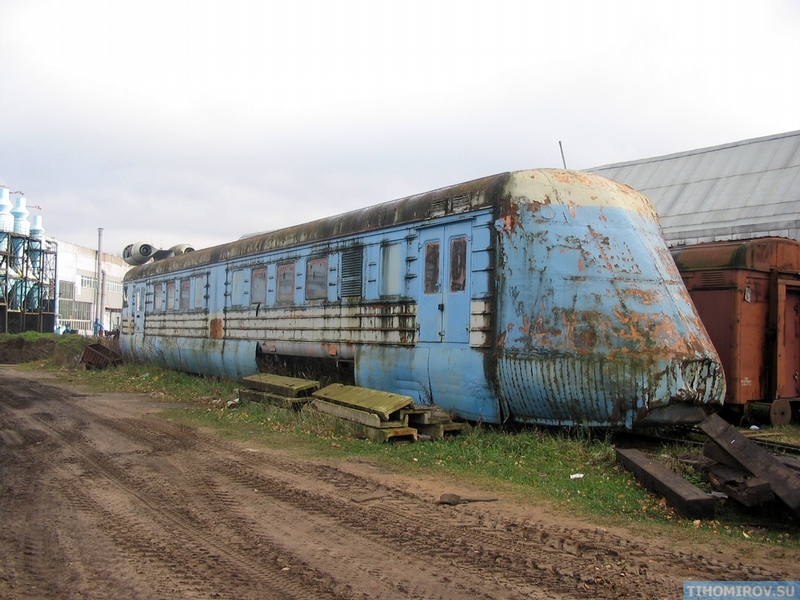 Abandoned and Rusty Soviet Turbo Jet Train