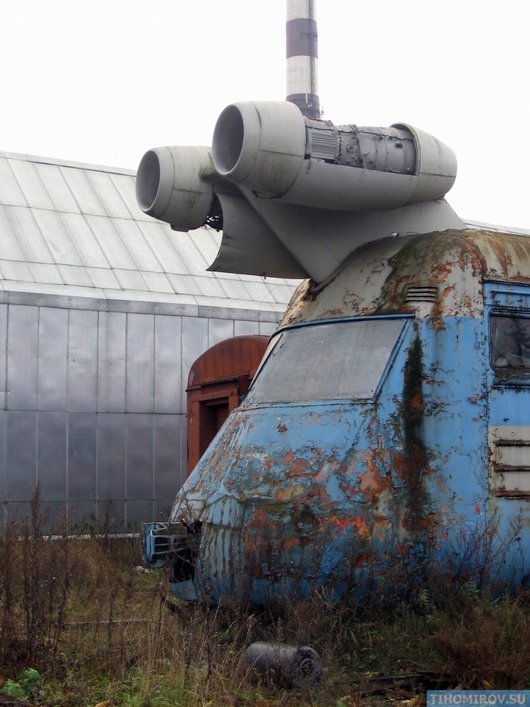 Abandoned and Rusty Soviet Turbo Jet Train