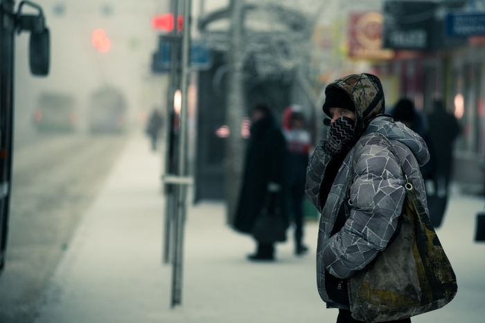 Portraits of People at -42 C Outside