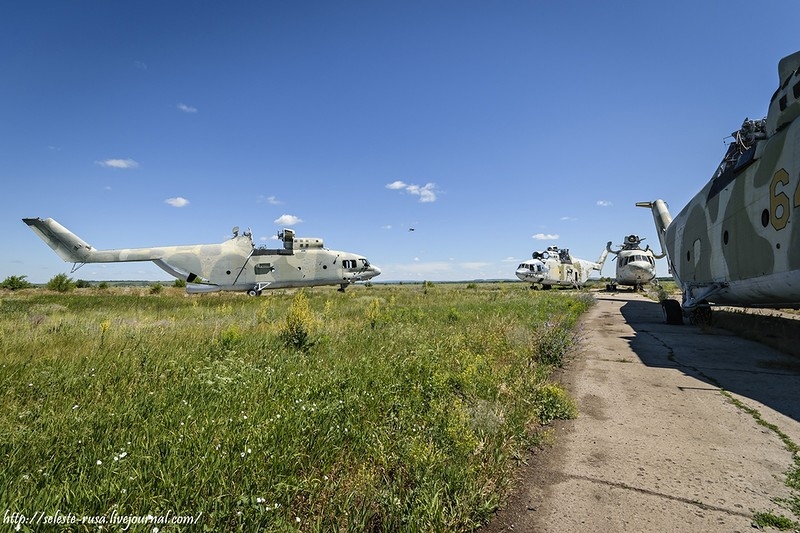 Abandoned airfield in Kinel-Cherkassy