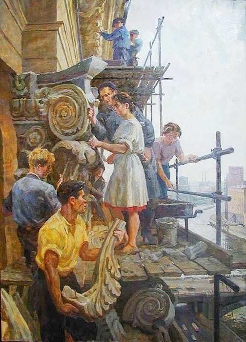 Visual Arts of the USSR. The Builders of Socialism