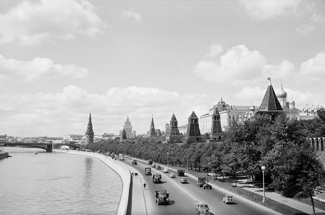 Russian Capital Moscow in 1950s