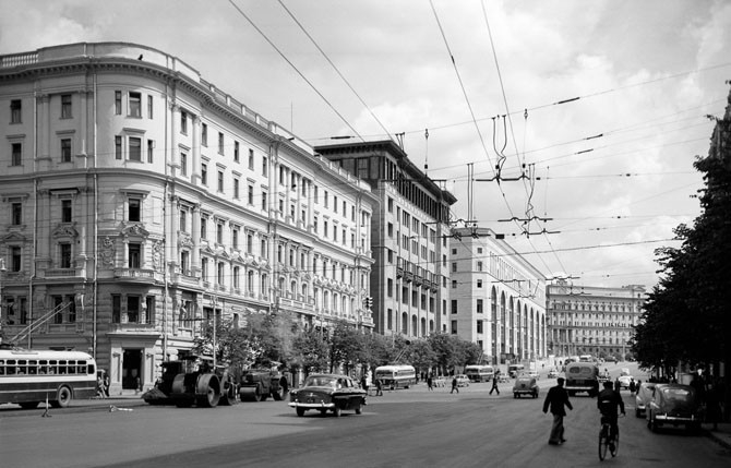 Russian Capital Moscow in 1950s