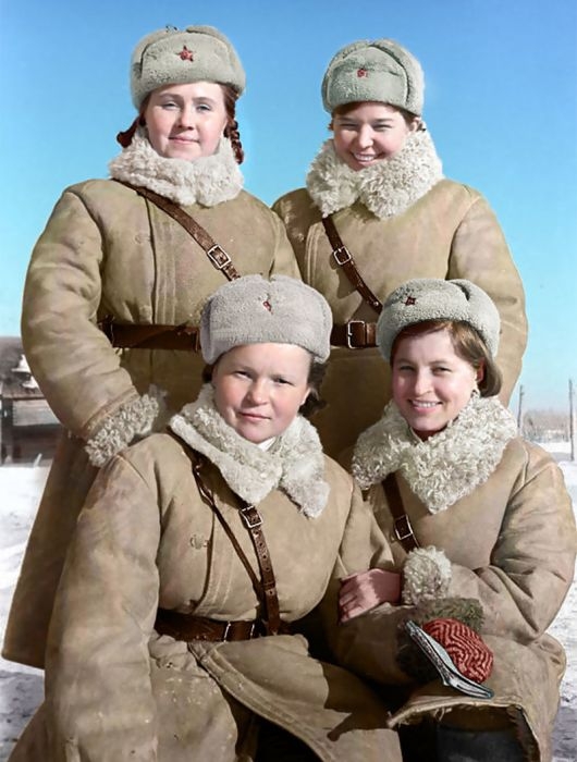 Russian Colorized Photos of 1900-1955