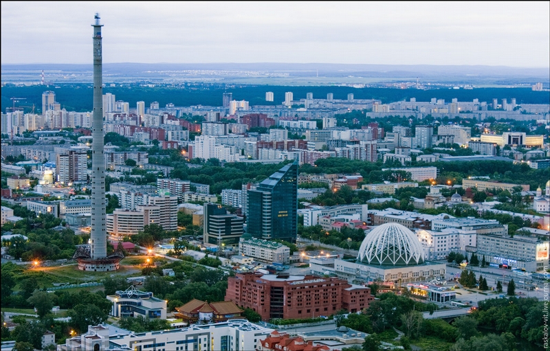 Roofs of Yekaterinburg City