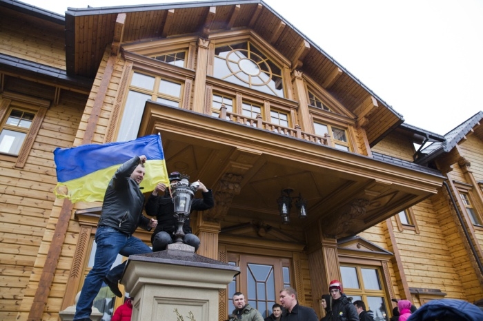 Pillaged Residence of Ukrainian President
