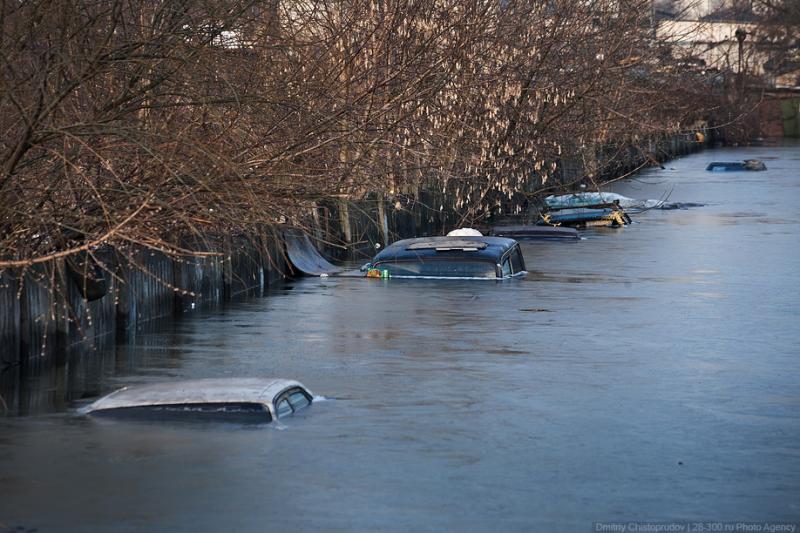 Sunk parkings in Moscow, Russia 2