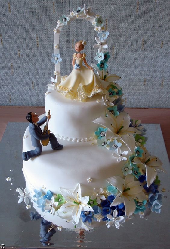 Креативные свадебные торты 12