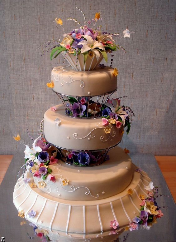 Креативные свадебные торты 16