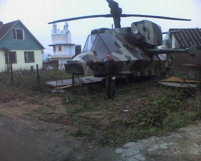 Russian weird helicopter house 3