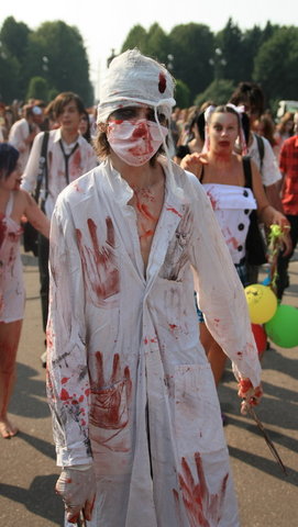 Zombie Walk In St. Petersburg 29