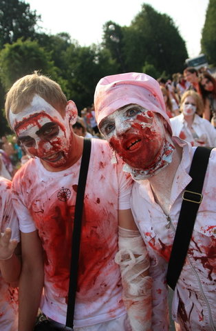 Zombie Walk In St. Petersburg 55
