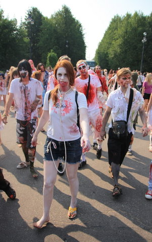 Zombie Walk In St. Petersburg 61