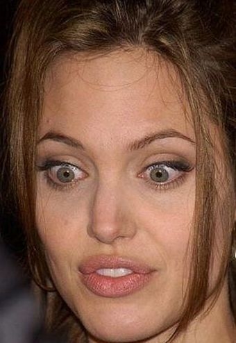 Funnу Fаcеs оf Angelina Jolie