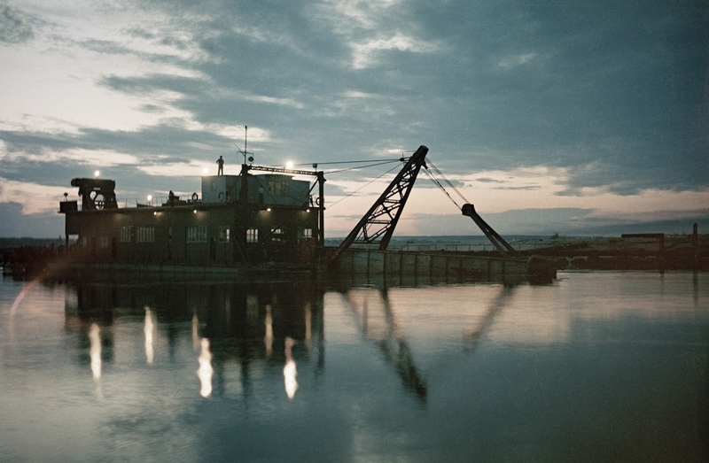 Construction of the Great Volga Hydro Power Plant and Vintage Photos of Samara